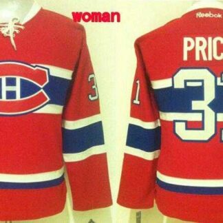 Womens Montreal Canadiens #31 Carey Price 2016 Red Jerseys