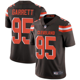 Nike Cleveland Browns #95 Myles Garrett Brown Team Color Men’s Stitched NFL Vapor Untouchable Limited Jersey