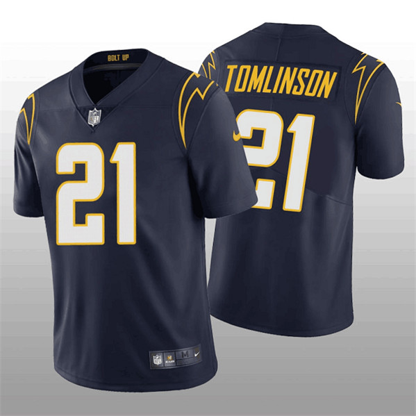 game‑ Men's Los Angeles Chargers #21 LaDainian Tomlinson Navy Vapor Untouchable Limited Stitched Jersey ‑wear