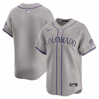 Colorado Rockies Nike Road Limited Jersey – Gray