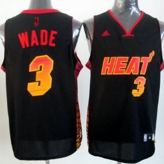 Miami Heat #3 Dwyane Wade 2012 Vibe Black Fashion Jersey