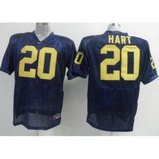 Michigan Wolverines 20 Mike Hart Navy Blue NCAA Jerseys