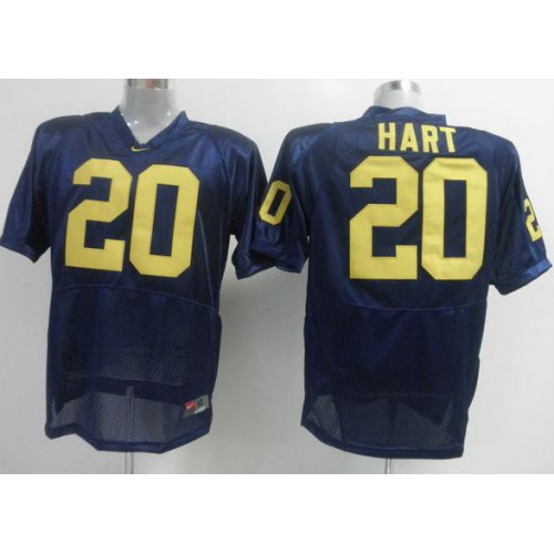 Michigan Wolverines 20 Mike Hart Navy Blue NCAA Jerseys