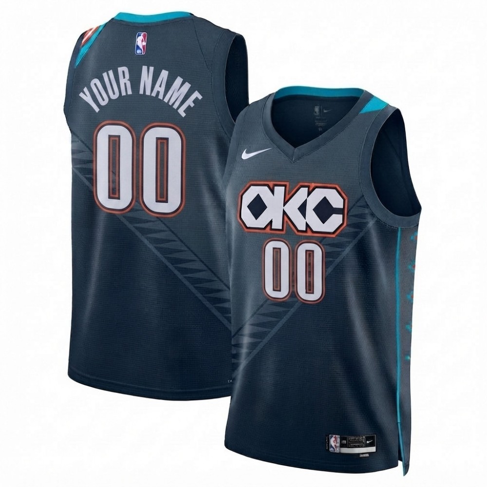 game‑ Oklahoma City Thunder Nike Unisex 2025/26 City Edition Swingman Custom Jersey ‑wear