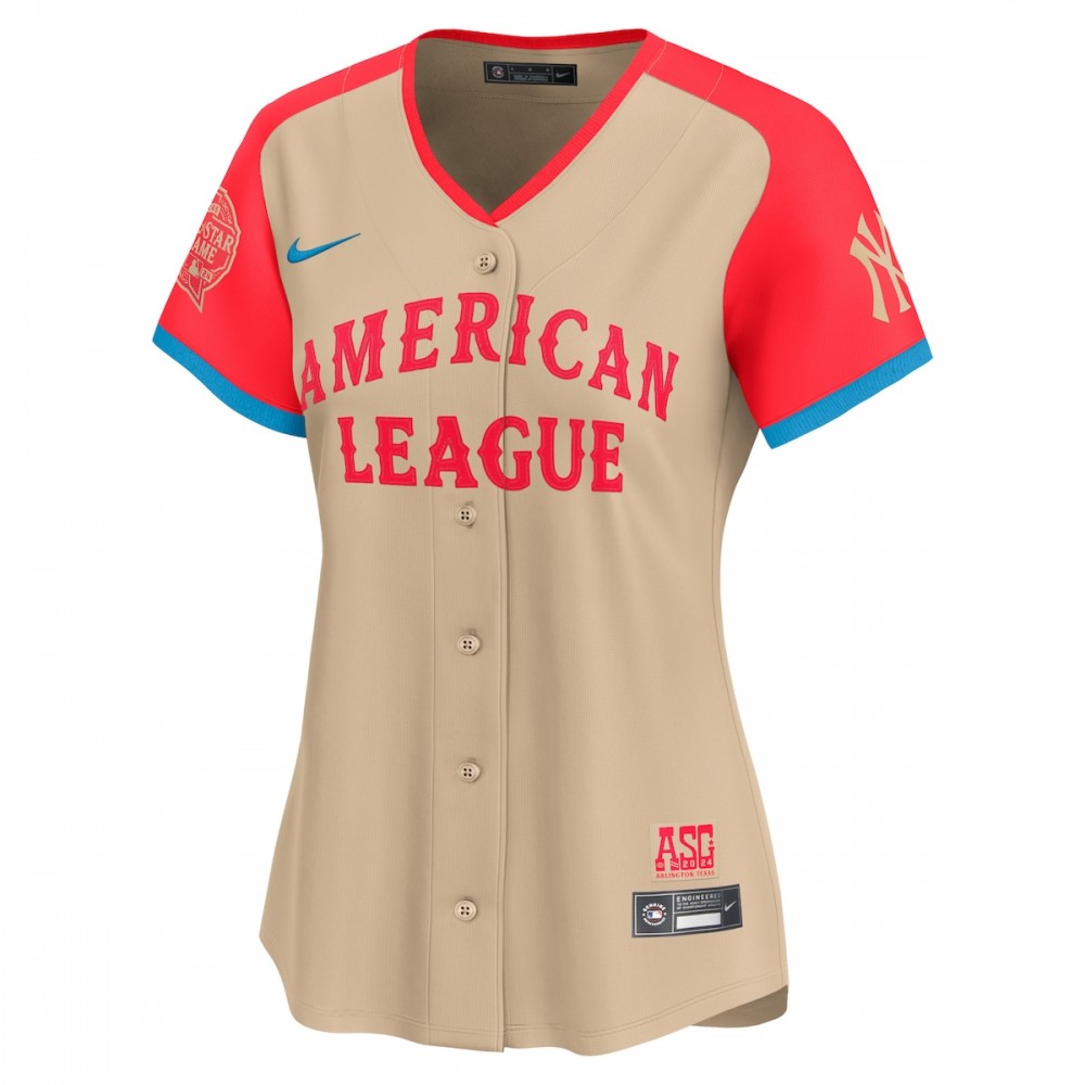 Aaron Judge American League Nike Women's 2024 MLB All-Star Game Limited Player Jersey - Cream - Image 2