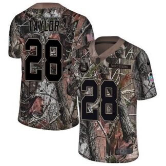 Nike Indianapolis Colts #28 Jonathan Taylor Camo Men’s Stitched NFL Limited Rush Realtree Jersey