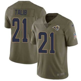 Nike Rams 21 Aqib Talib Olive Salute To Service Limited Jersey Dzhi