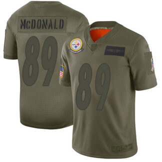 Nike Pittsburgh Steelers #89 Vance McDonald Camo Men’s Stitched NFL Limited 2019 Salute To Service Jersey
