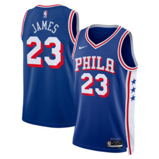 Youth Philadelphia 76ers #23 LeBron James Nike Royal Swingman Icon Edition Jersey