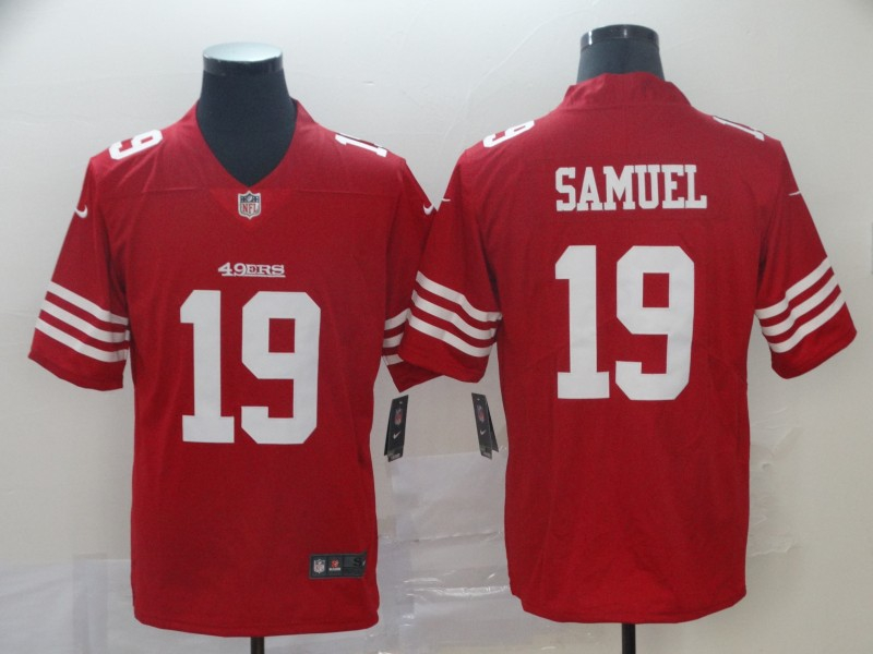 Nike 49ers 19 Deebo Samuel Red Vapor Untouchable Limited Jesey