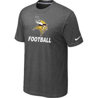 Men's Minnesota Vikings Nike Cardinal Facility T-Shirt D.Gray