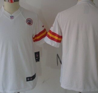 Youth Nike Limited Kansas City Chiefs Blank White Jerseys