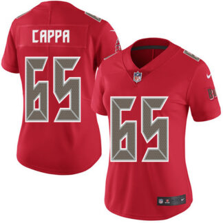 Nike Tampa Bay Buccaneers #65 Alex Cappa Red Women’s Stitched NFL Limited Rush Jersey