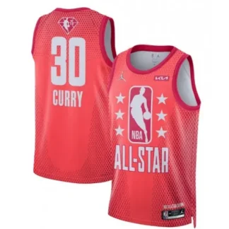 Men's 2022 All-Star #30 Stephen Curry Maroon Stitched Basketball Jersey O8A0