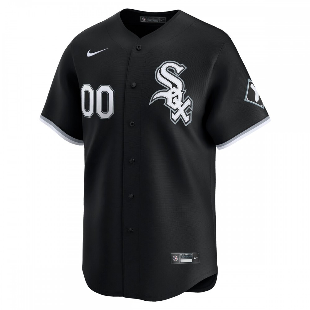 Chicago White Sox Nike Alternate Limited Custom Jersey – Black - Image 2