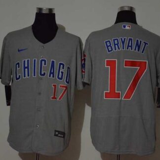 Cubs 17 Kris Bryant Gray 2020 Nike Cool Base Jersey