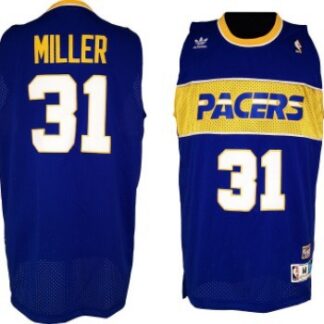 Indiana Pacers #31 Reggie Miller NBA Hardwood Classic Swingman Blue Jersey