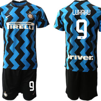 Men 2020-2021 club Inter milan home 9 blue Soccer Jerseys