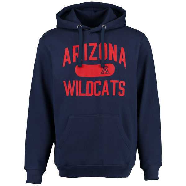 Men's Arizona Wildcats Athletic Issued Pullover Hoodie - Navy Blue
