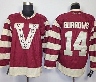 Vancouver Canucks #14 Alexandre Burrows 2013 Red Jersey
