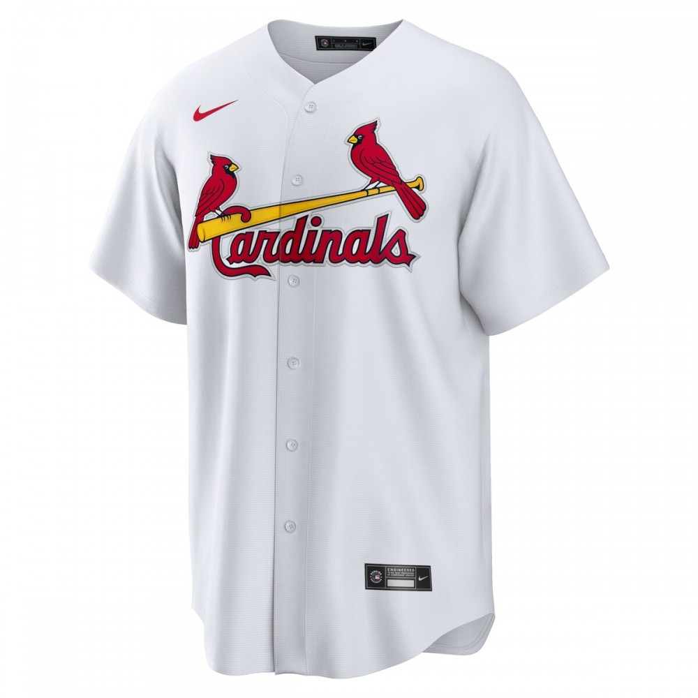 Jordan Walker St. Louis Cardinals Nike Home Official Replica Player Jersey - White - Image 2