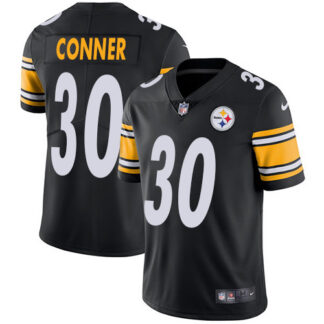 Nike Pittsburgh Steelers #30 James Conner Black Team Color Men’s Stitched NFL Vapor Untouchable Limited Jersey