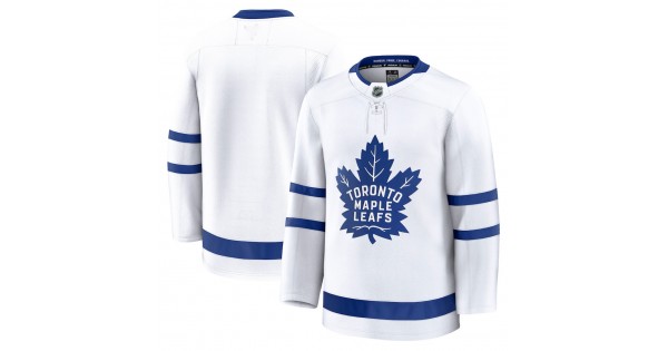 Men's Toronto Maple Leafs White Away Premium Blank Jersey - Image 2