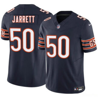 Men's Chicago Bears #50 Grady Jarrett Navy 2025 F.U.S.E. Vapor Football Stitched Jersey